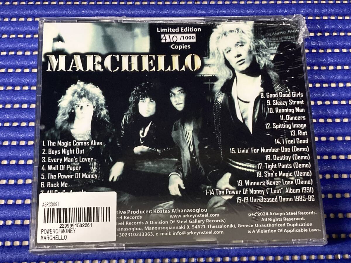 ☆彡新品【数量限定盤】 MARCHELLO / The Power Of Money 80'sネオ・クラシカル・メタル マルチェロ 未開封_画像3