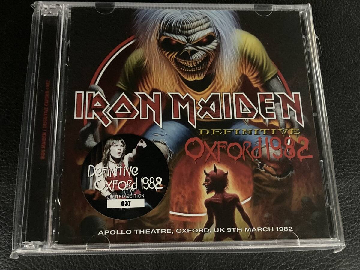 ☆彡新品 IRON MAIDEN / Definitive Oxford 1982 9th/3/1982 Apollo Theatre 未使用_画像1