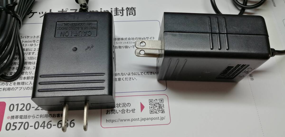 . прекрасный электронный промышленность AC ADAPTOR SA-12004 ввод :AC 100V 27VA 50/60Hz мощность :DC 6.5V 1.8A 2 шт