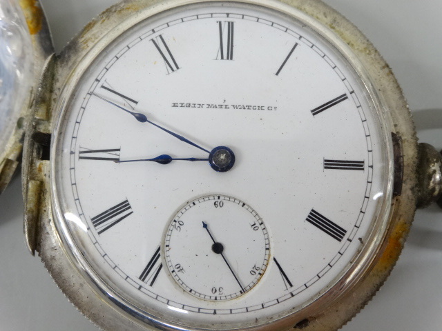 ジャンク ELGIN エルジン NATL WATCH 1586335 FAHYS COIN 手巻き 懐中時計 ヴィンテージ の画像2