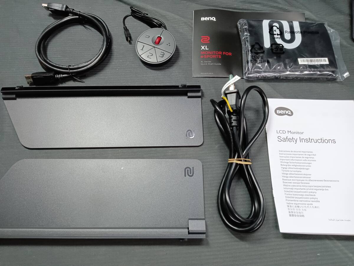 【良品/ゲーミングモニター】BenQ ZOWIE XL2746K 27インチ 240Hz [HDMI/Displayport]液晶モニター/2023年製/動作品_画像9