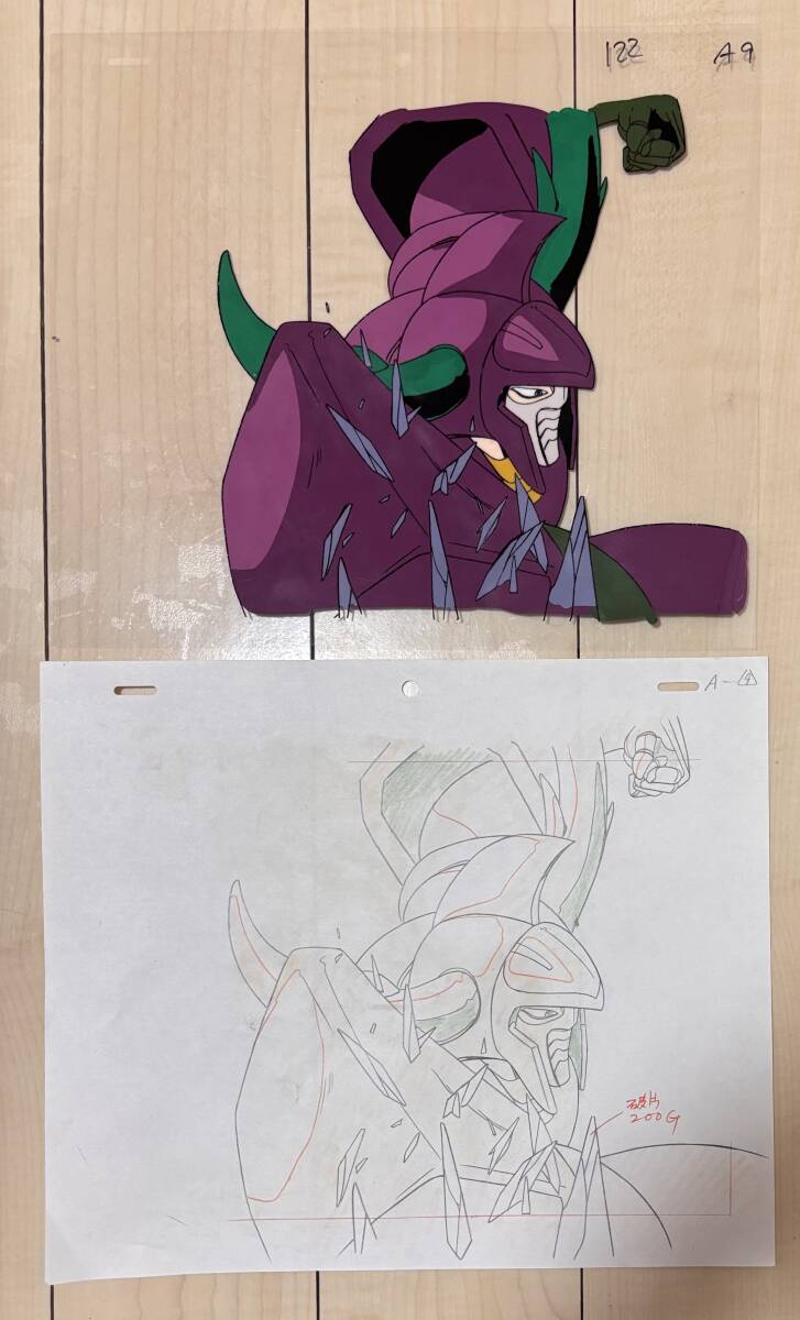 D285 Yoroiden Samurai Troopers цифровая картинка исходная картина анимация иллюзия ..... радиоконтроллер .la Ikeda .. Цу . Sunrise аниме подлинная вещь редкость 