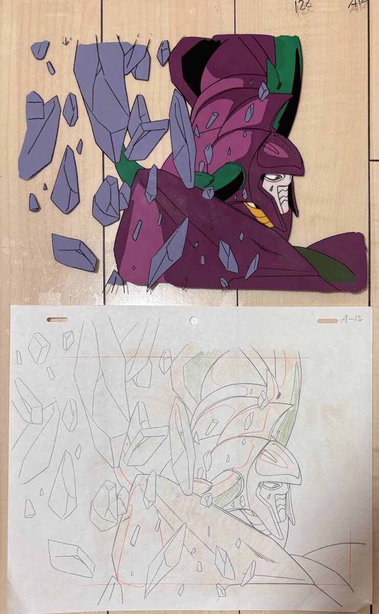 D288 Yoroiden Samurai Troopers цифровая картинка исходная картина анимация иллюзия ..... радиоконтроллер .la Ikeda .. Цу . Sunrise аниме подлинная вещь редкость 