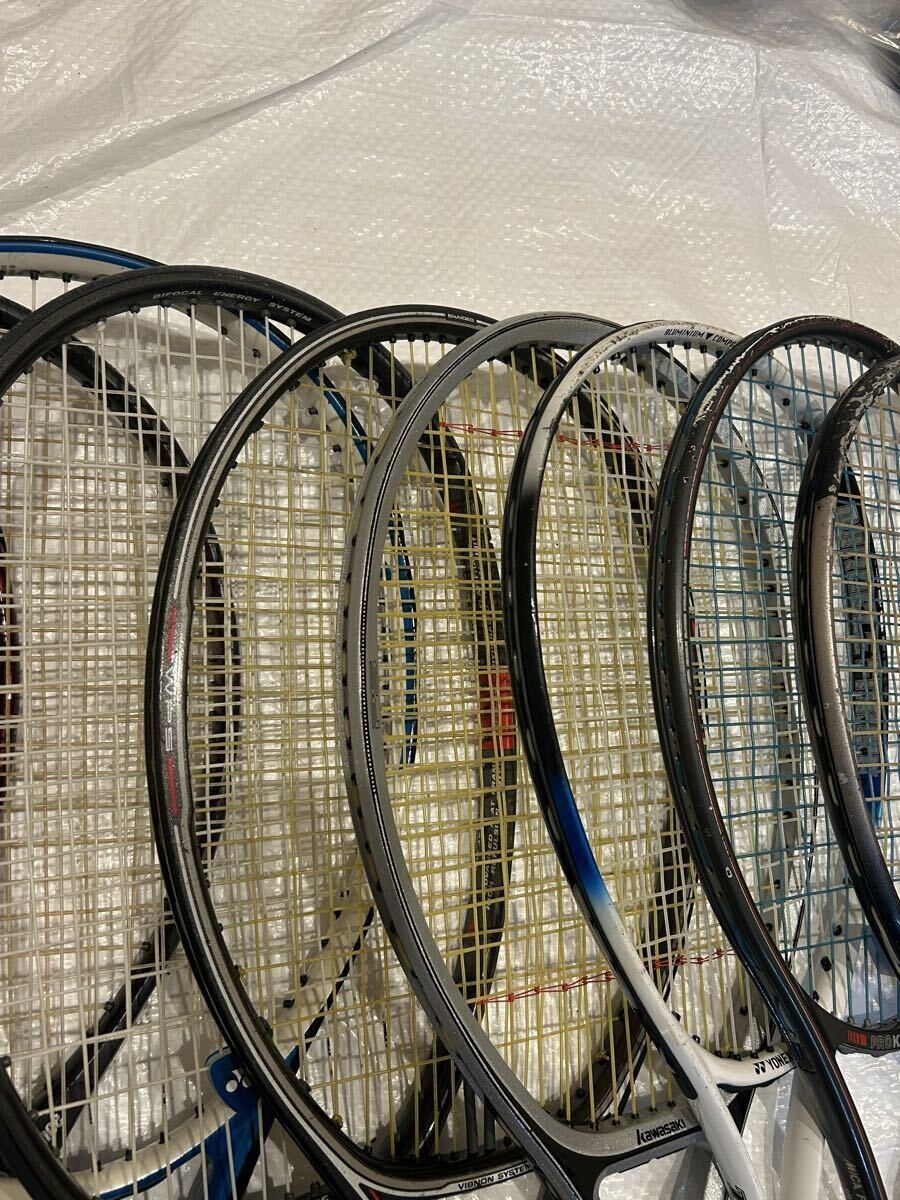 テニスラケット ラケット まとめて 12本セット ヨネックス プリンス ブリジストン kawasaki YAMAHA 硬式_画像6