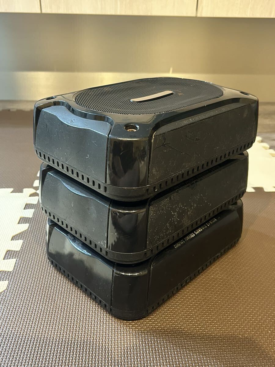 カロッツェリア carrozzeria パイオニア Pioneer パワードサブウーハー TS-WX11A 本体のみ 3台セット 現状品 _画像6