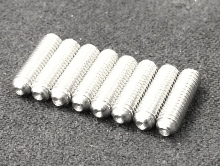 Stainless Saddle Height Screws Set For Bass (8) / ベース 弦高イモネジ M3(10mm×8)日本全国送料無料!_画像3