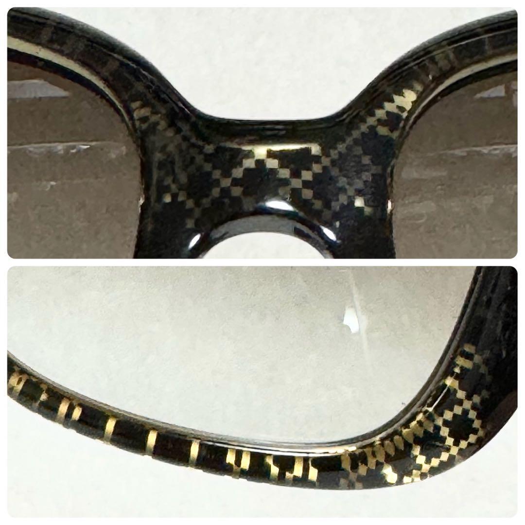 1円~ 美品 GUCCI グッチ サングラス GG 3593/F/S W8HJD インターロッキング ディアマンテ ブラックゴールド_画像8