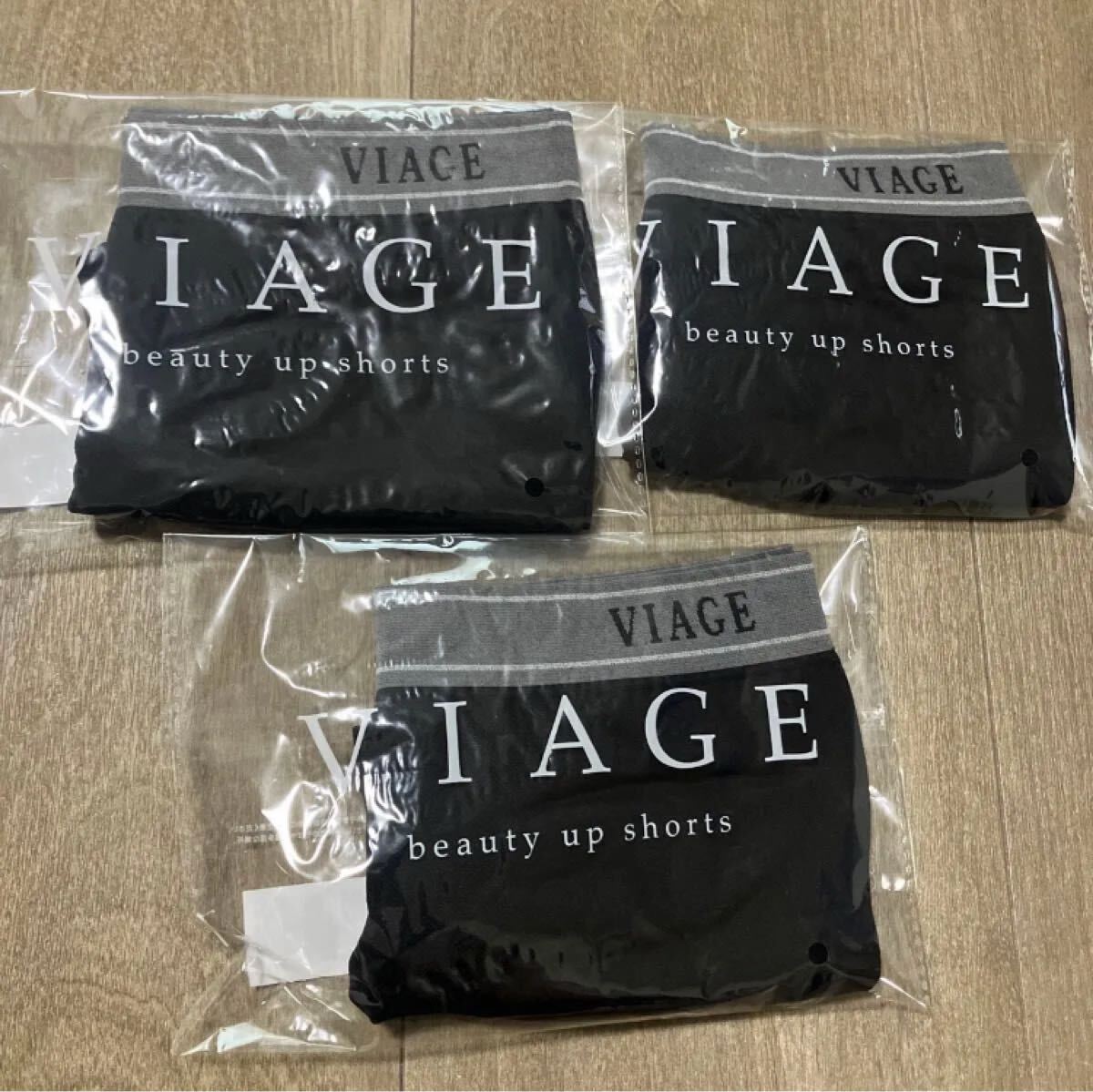  vi a-juViage красота выше шорты черный серый M размер 3 пункт черный × серый 