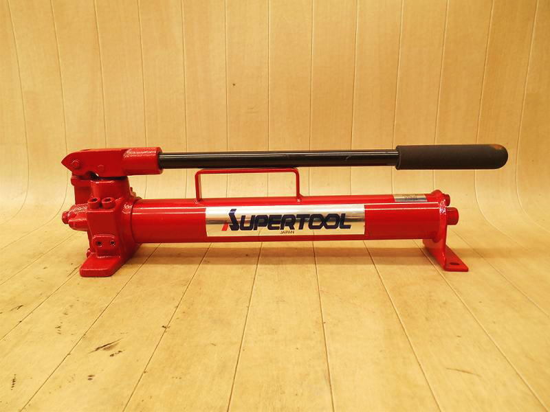 〇【美品】 スーパーツール SUPER TOOL 油圧ポンプ HP900N 油圧 単動式シリンダ用 高圧 低圧 二段階自動切換 吐出型 1.4Mpa/70Mpa ポンプ_画像4