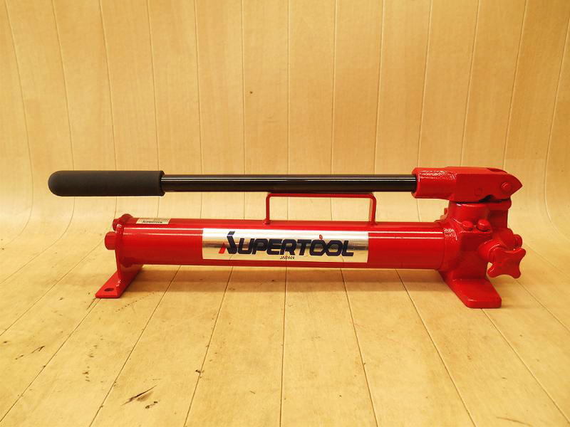 〇【美品】 スーパーツール SUPER TOOL 油圧ポンプ HP900N 油圧 単動式シリンダ用 高圧 低圧 二段階自動切換 吐出型 1.4Mpa/70Mpa ポンプ_画像2