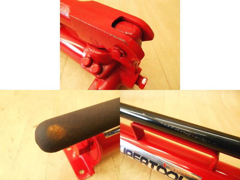 〇【美品】 スーパーツール SUPER TOOL 油圧ポンプ HP900N 油圧 単動式シリンダ用 高圧 低圧 二段階自動切換 吐出型 1.4Mpa/70Mpa ポンプ_画像9