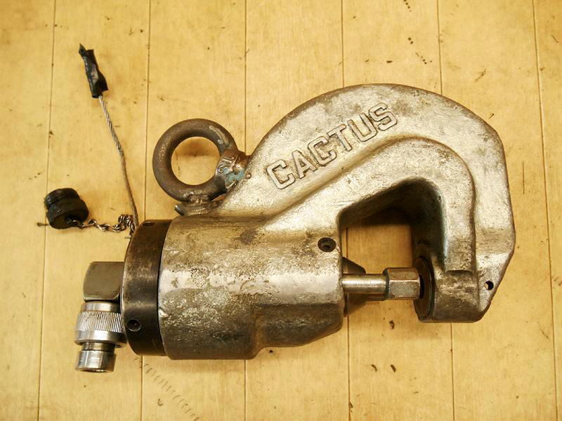 〇 カクタス CACTAS ハイドロパンチャー HM-550 穴開け 油圧式 ヘッド 油圧パンチャー 鋼板打抜機 油圧工具 ダイス 油圧 穴あけ セット_画像3