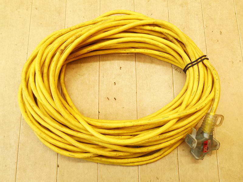 〇 ハタヤ HATAYA 延長コード 20m ソフト延長コード 電源 2.0mm×20m D2619-GF5G 3口 電気 防じん 延長ケーブル 現場 VCTF コンセント_画像2