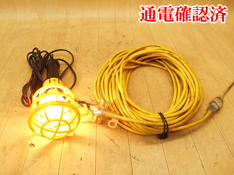 〇 ハタヤ HATAYA 延長コード 20m ソフト延長コード 電源 2.0mm×20m D2619-GF5G 3口 電気 防じん 延長ケーブル 現場 VCTF コンセント_画像9