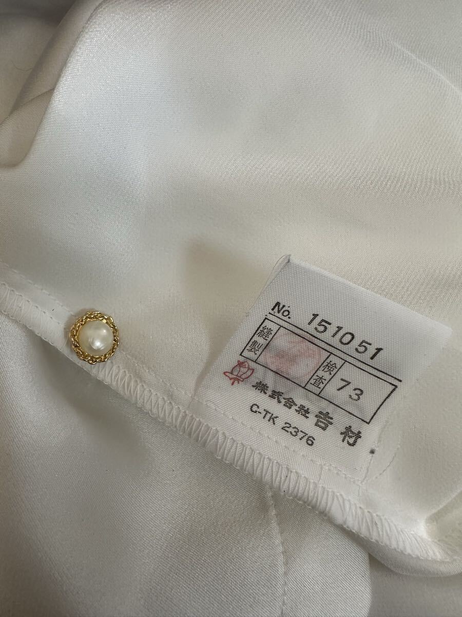 ◇花のブラウス 昭和レトロ古着ヴィンテージ クラシカル ラッフルフリルデザインブラウス◇_画像7