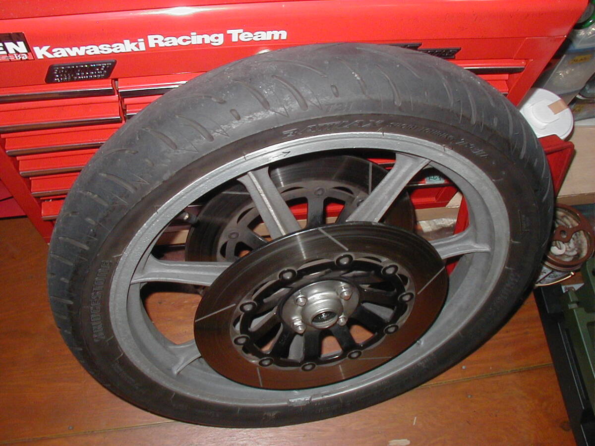 #Z1RZ750FXKZ1000Mk.2# Morris MORRIS 19 дюймовый передний колесо KZ серия 4 дыра кружка колесо?# подлинная вещь распроданный отсутствует ценный редкий Z2RSZ900FZ1000FA4D1Z серия 