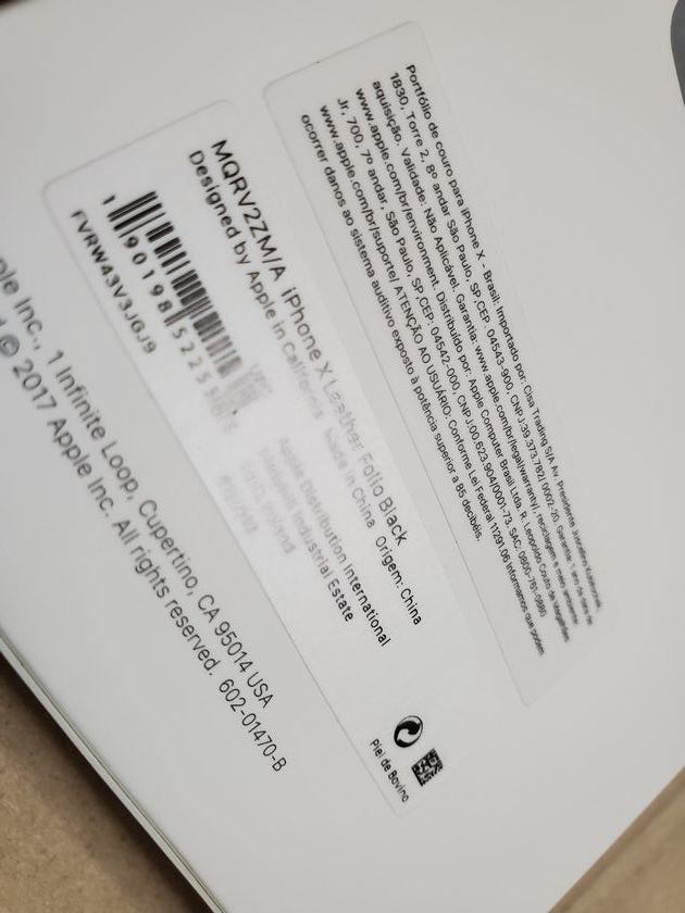 Apple 純正品◆MQRV2FE/A iPhone X LEATHER FOLIO Case Black レザーフォリオケース ブラック アップル【並行輸入品】_画像6