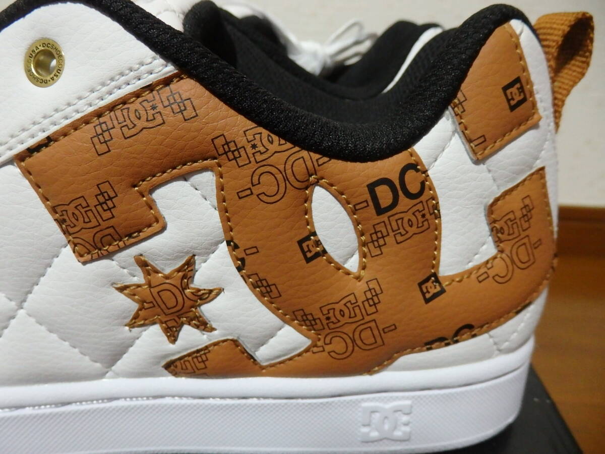 即決☆レア！限定！♪新品未使用 DC SHOES ＤＣシューズ スニーカー ALLIANCE SE SN 26.0cm ホワイト ブラウン_画像2