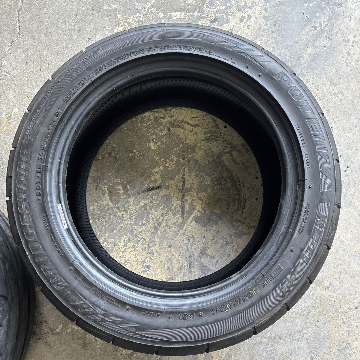 ブリヂストン　ポテンザ　RE-11 205/50r15 2本セット 6分山程度　_画像10