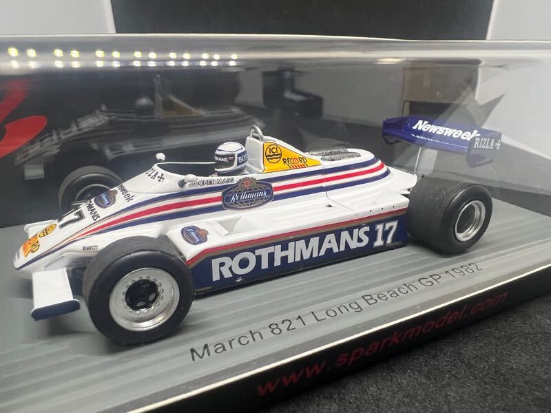スパーク spark 1/43 S7174 マーチ March 821 ロングビーチGP 1982 J.マス #17 _画像1