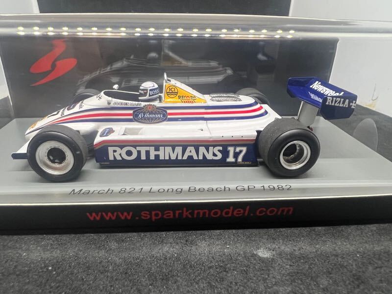 スパーク spark 1/43 S7174 マーチ March 821 ロングビーチGP 1982 J.マス #17 _画像3