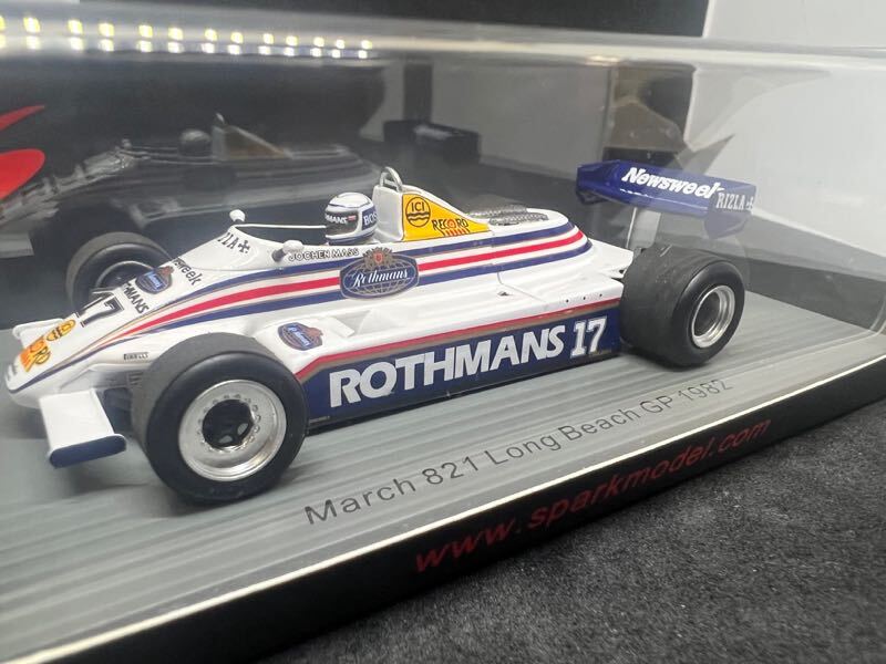 スパーク spark 1/43 S7174 マーチ March 821 ロングビーチGP 1982 J.マス #17 _画像7