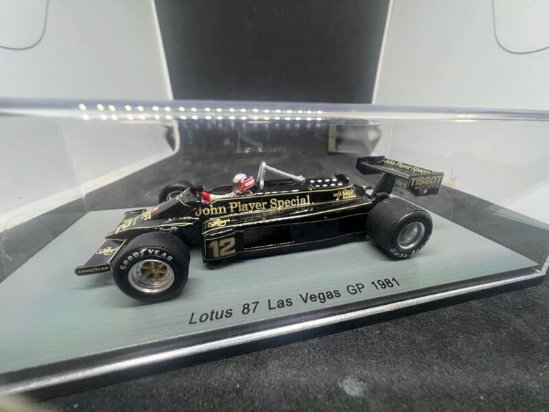 スパーク spark 1/43 S5358 ロータス87フォード #12 ナイジェル・マンセル 1981 ラスベガスGP_画像3