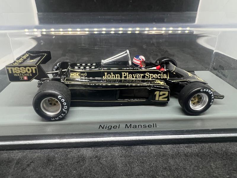 スパーク spark 1/43 S5358 ロータス87フォード #12 ナイジェル・マンセル 1981 ラスベガスGP_画像6