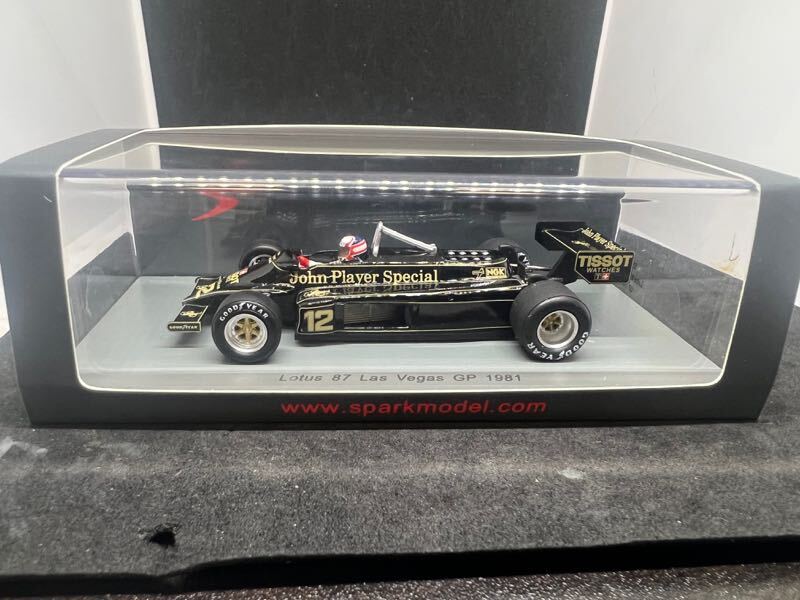 スパーク spark 1/43 S5358 ロータス87フォード #12 ナイジェル・マンセル 1981 ラスベガスGP_画像2