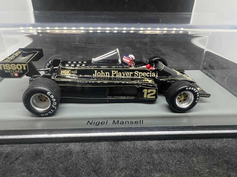 スパーク spark 1/43 S5358 ロータス87フォード #12 ナイジェル・マンセル 1981 ラスベガスGP_画像5