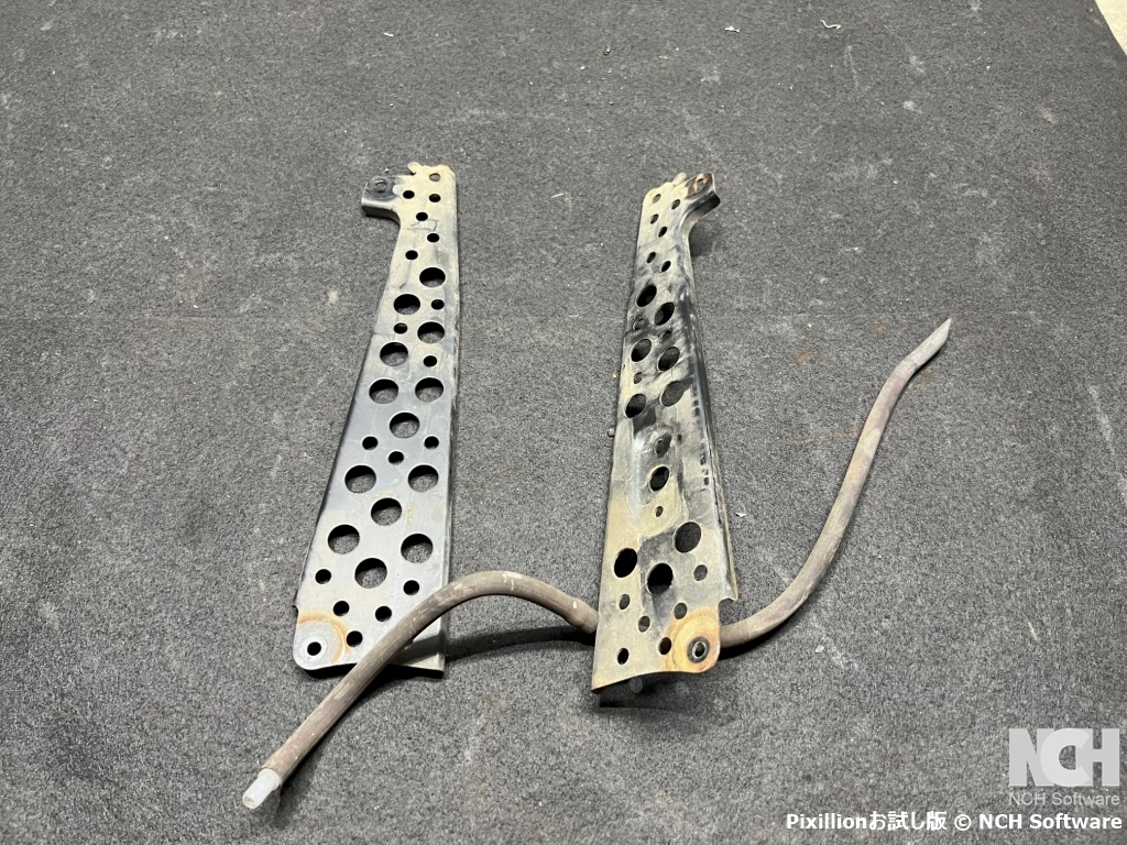 ヤマハ マグザム SG21J白 MAXAM フレーム ステー ステップ【26633km】_画像1