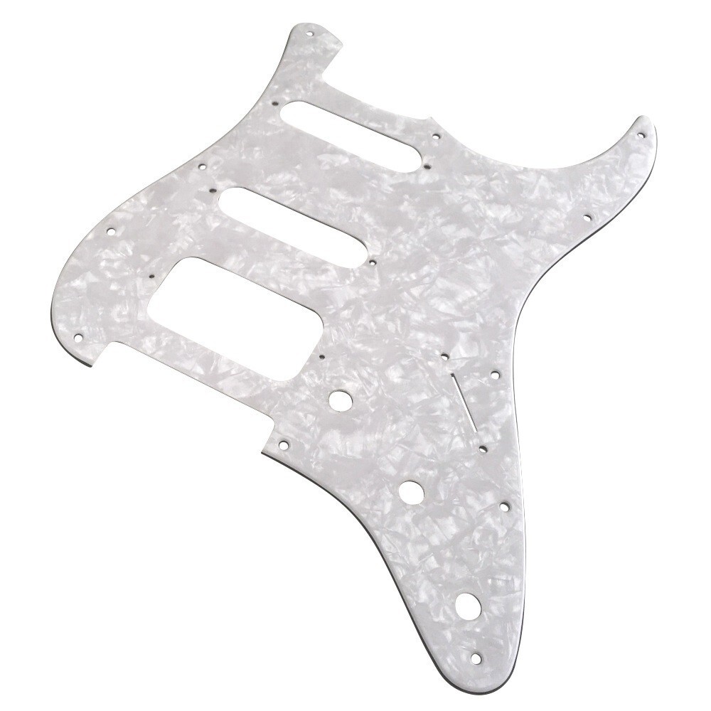 YJB PARTS Fat-ST(SSH) ストラト用ピックガード ホワイトパール3P インチ (メール便のみ送料無料)_画像1