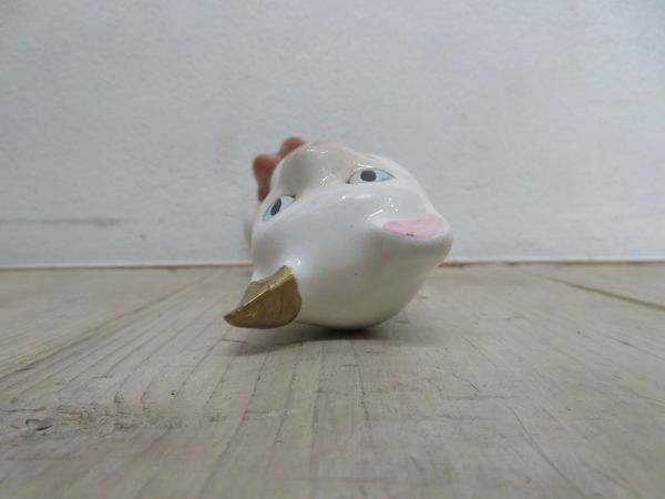 【USED/ビンテージ/左耳補修有】 シャム猫 陶器 置物 検索用⇒ 昭和レトロ/当時物/猫/インテリア/金継/F1005_画像5