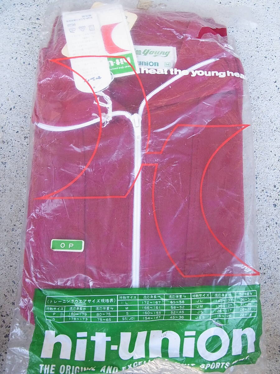 昭和もの☆未使用　ヒットユニオン　ジャージ　上　ウェア　体育着　S　日本体操協会　トレーニング　_画像1