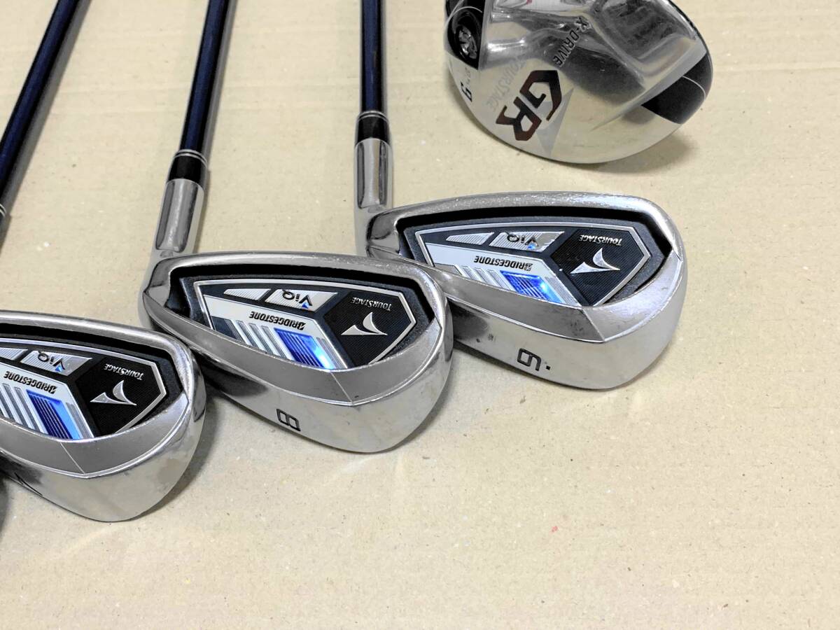 ブリヂストン ViQ アイアン P#6~9 X-Drive GR 9w VT-506 Flex-R Bridgestone ゴルフセット #02430_画像5