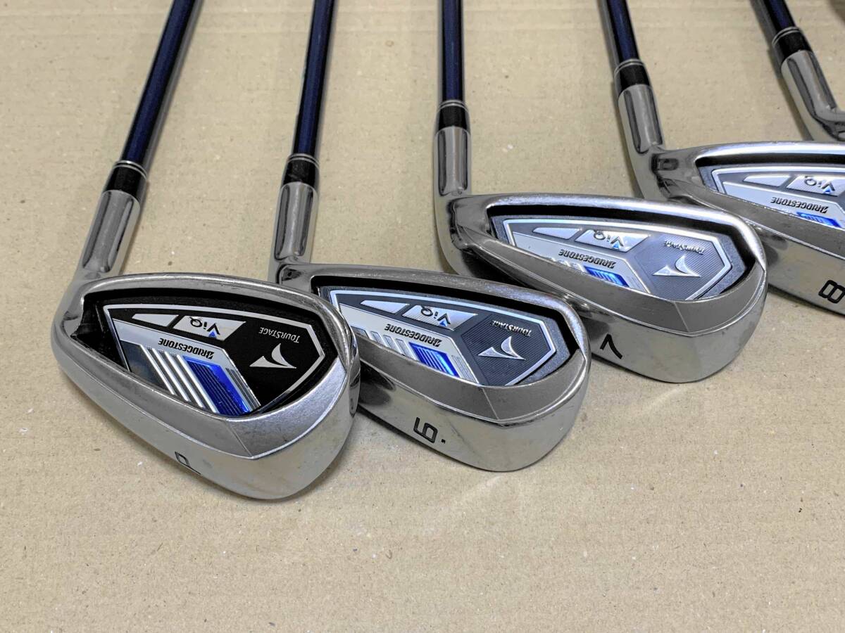 ブリヂストン ViQ アイアン P#6~9 X-Drive GR 9w VT-506 Flex-R Bridgestone ゴルフセット #02430_画像4