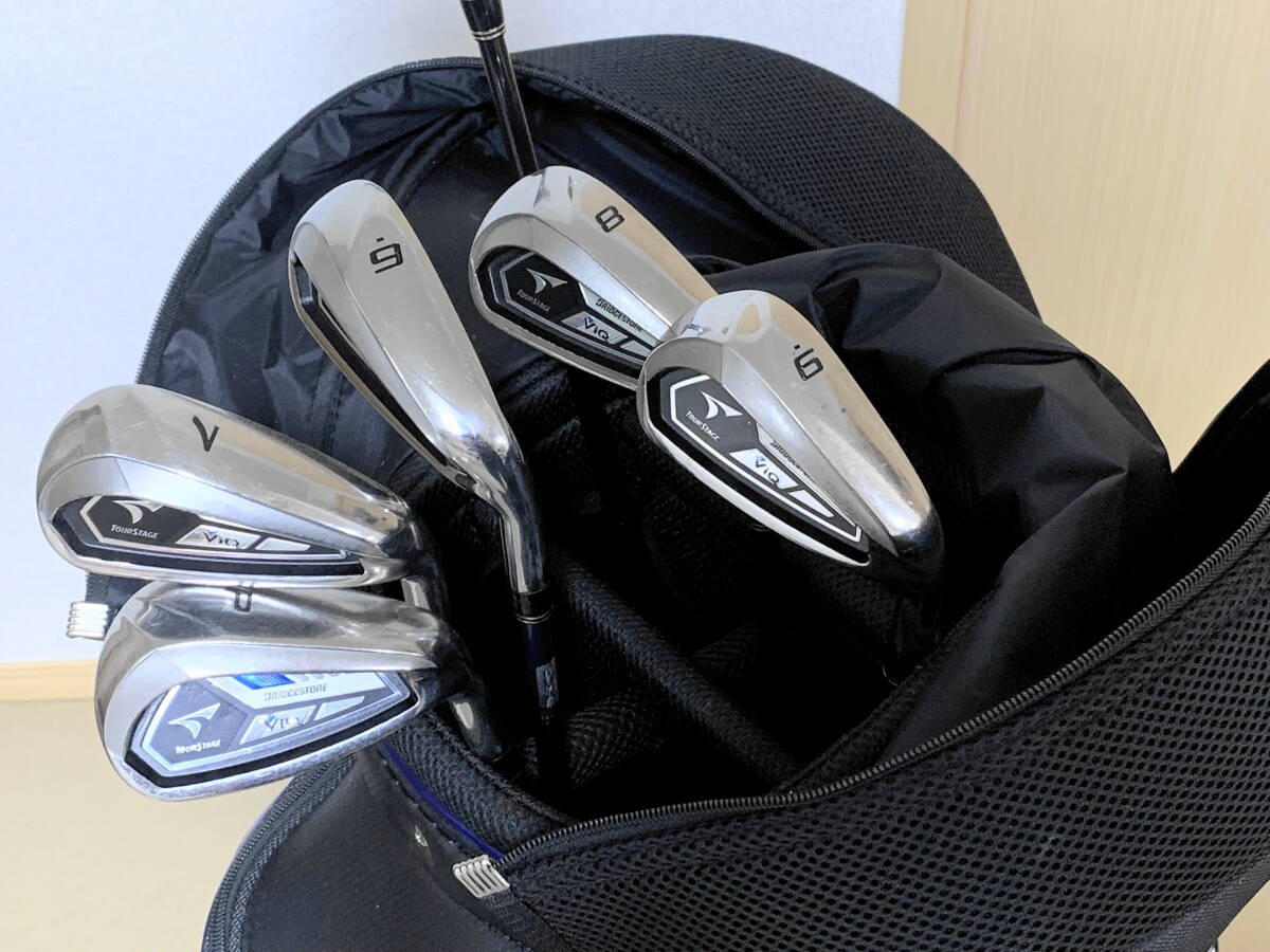 ブリヂストン ViQ アイアン P#6~9 X-Drive GR 9w VT-506 Flex-R Bridgestone ゴルフセット #02430_画像2