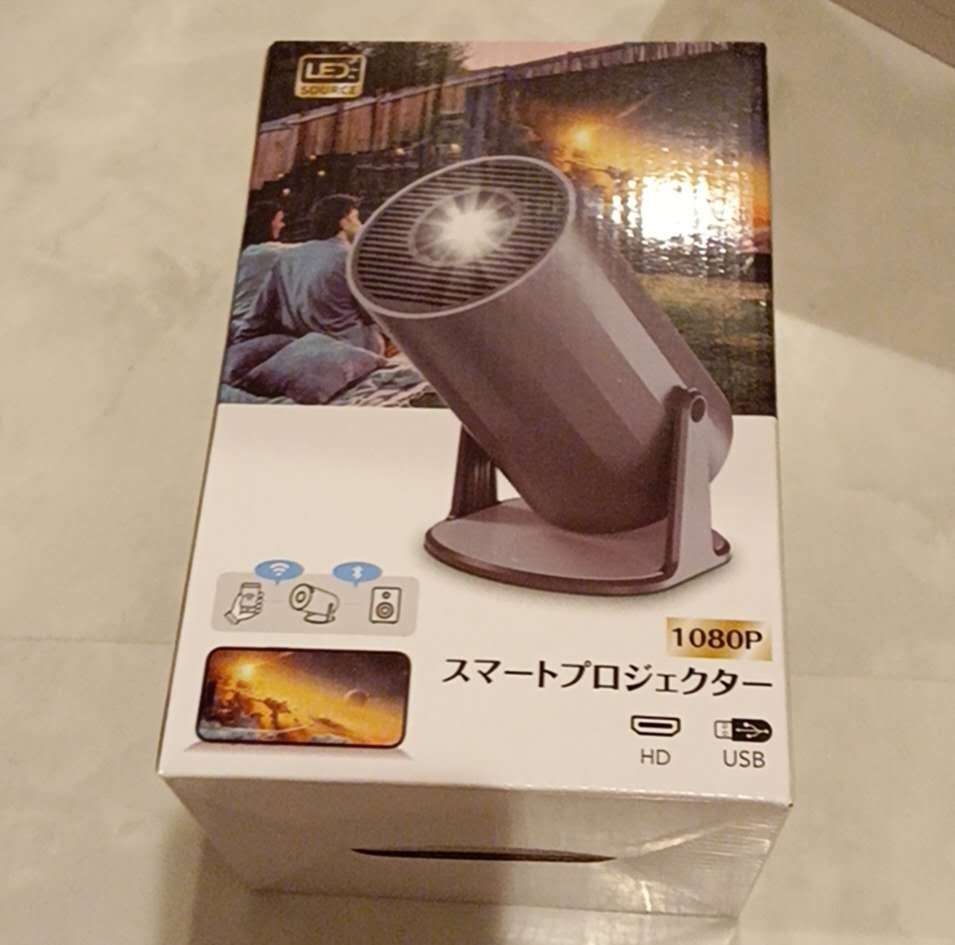 プロジェクター 家庭用 Android TV搭載 4K対応 プロジェクター 小型 1080P 高輝度 天井投影 PSE認(rèn)証済み