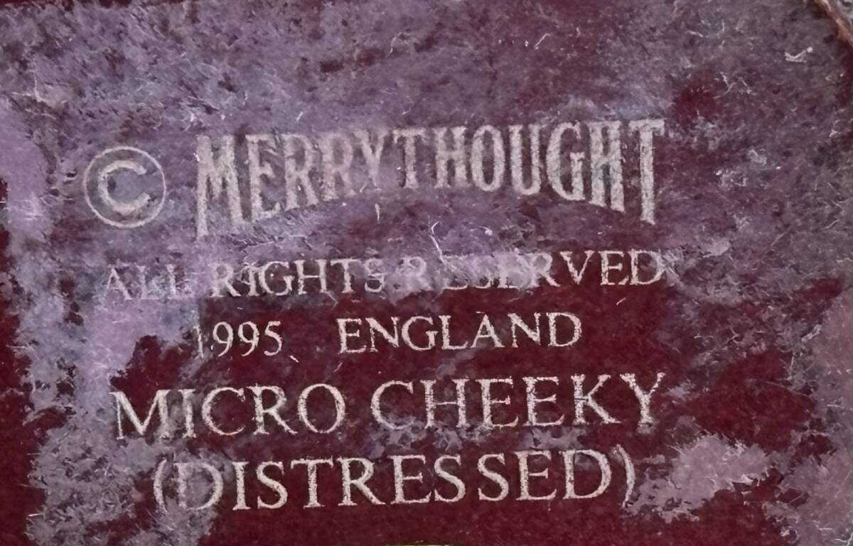 merry thought　ENGLANDメリーソート　テディベア　ミニチュア　縦3.5cm横３cm★7001管理_画像5