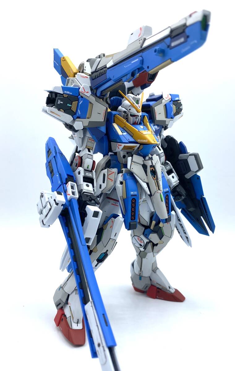 VICTORY TWO ASSAULT BUSTER GUNDAM Ver.Ka V2アサルトバスターガンダム 徹底塗装改修完成品_画像3