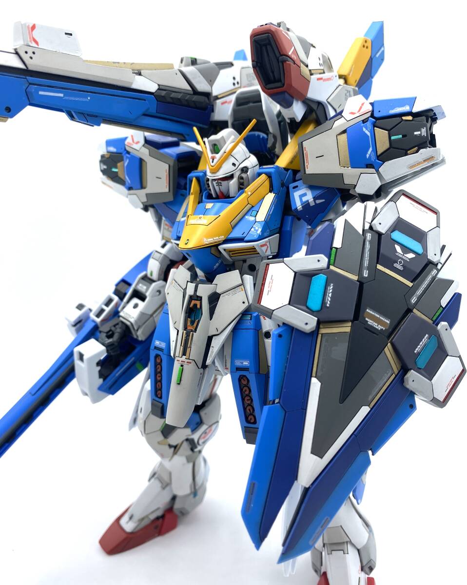 VICTORY TWO ASSAULT BUSTER GUNDAM Ver.Ka V2アサルトバスターガンダム 徹底塗装改修完成品_画像6