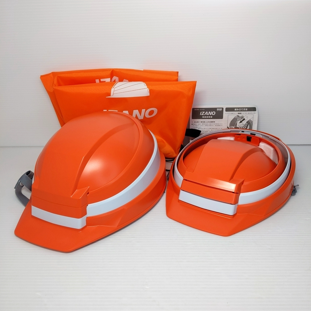 DIC пластик IZANO предотвращение бедствий для . поэтому . шлем orange / белый линия 2. комплект 0YR-521680[ не использовался ]