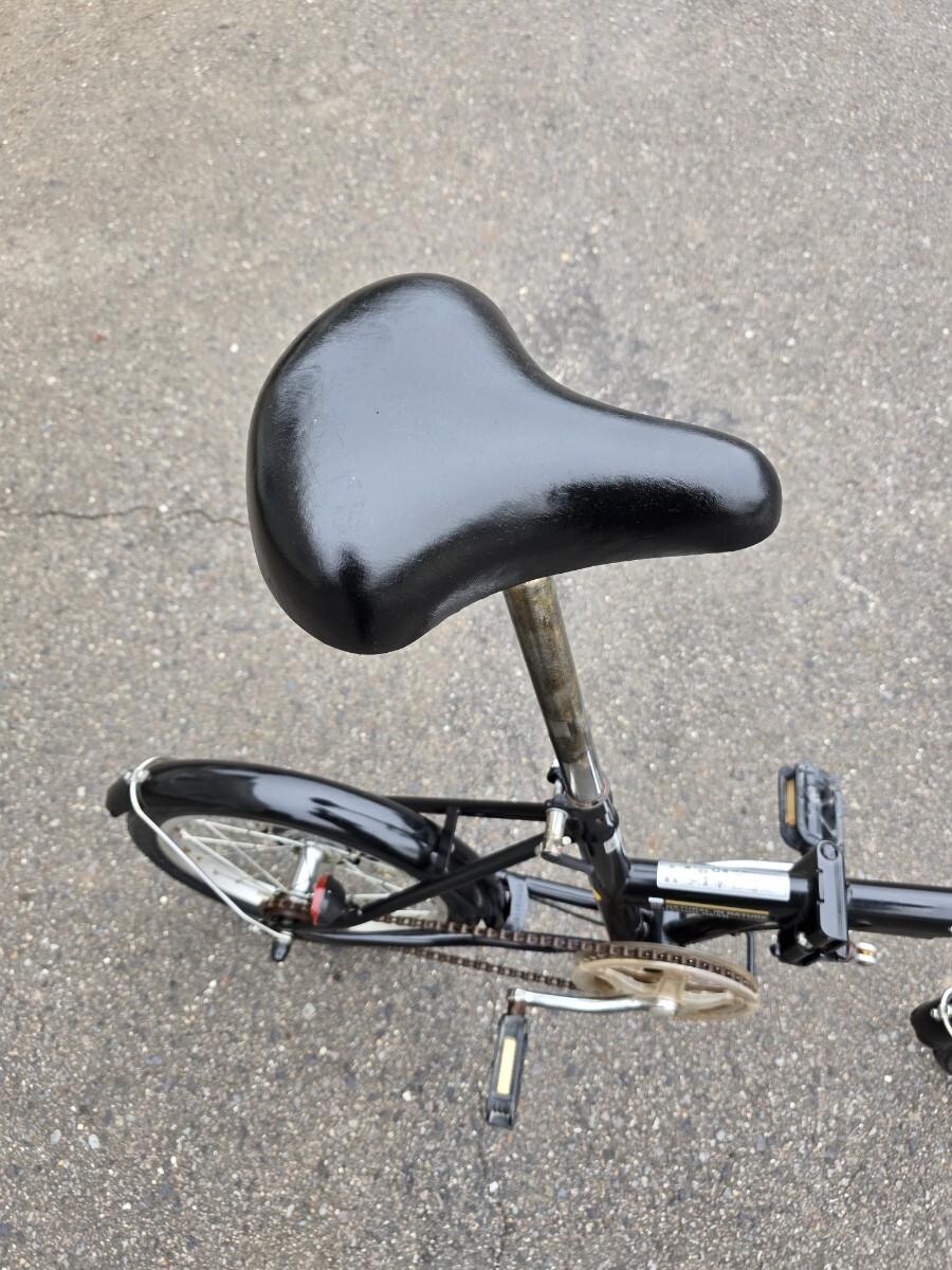 CAPTAIN STAG 折りたたみ自転車 BLACK 16インチ 黒 キャプテンスタッグ _画像7