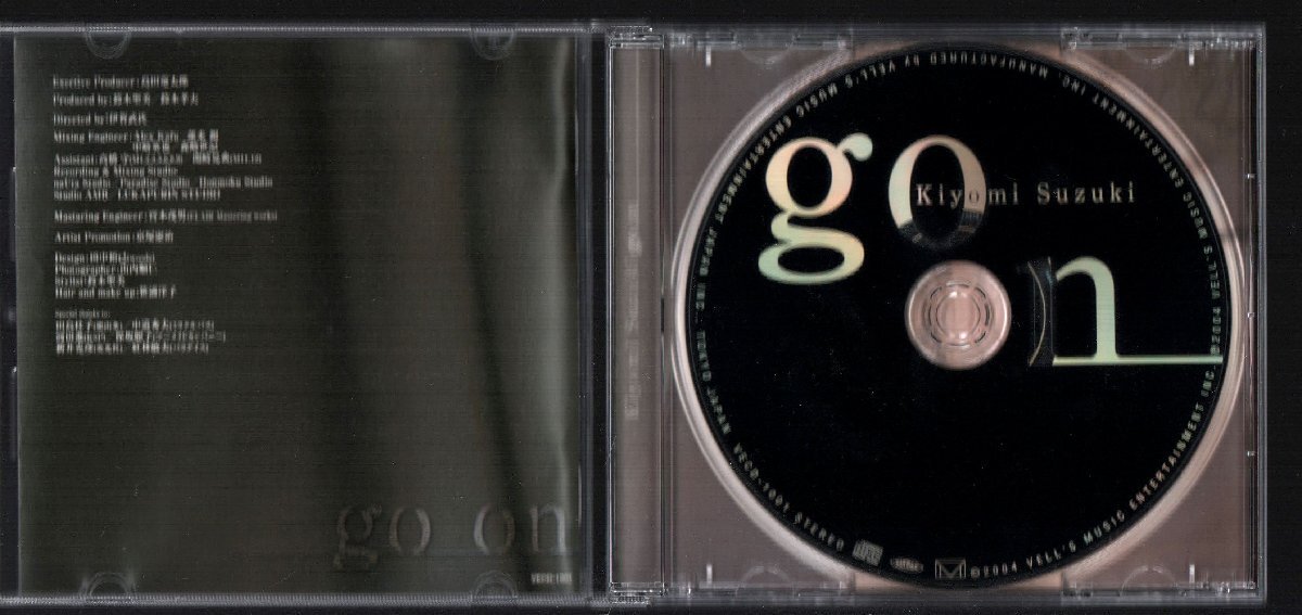 ■鈴木聖美■8thオリジナル・アルバム■「go on」■♪心のキャンドル(Candle in the Mind)♪恋する瞳♪■品番:VECD-1001■2004/12/8発売■_画像3