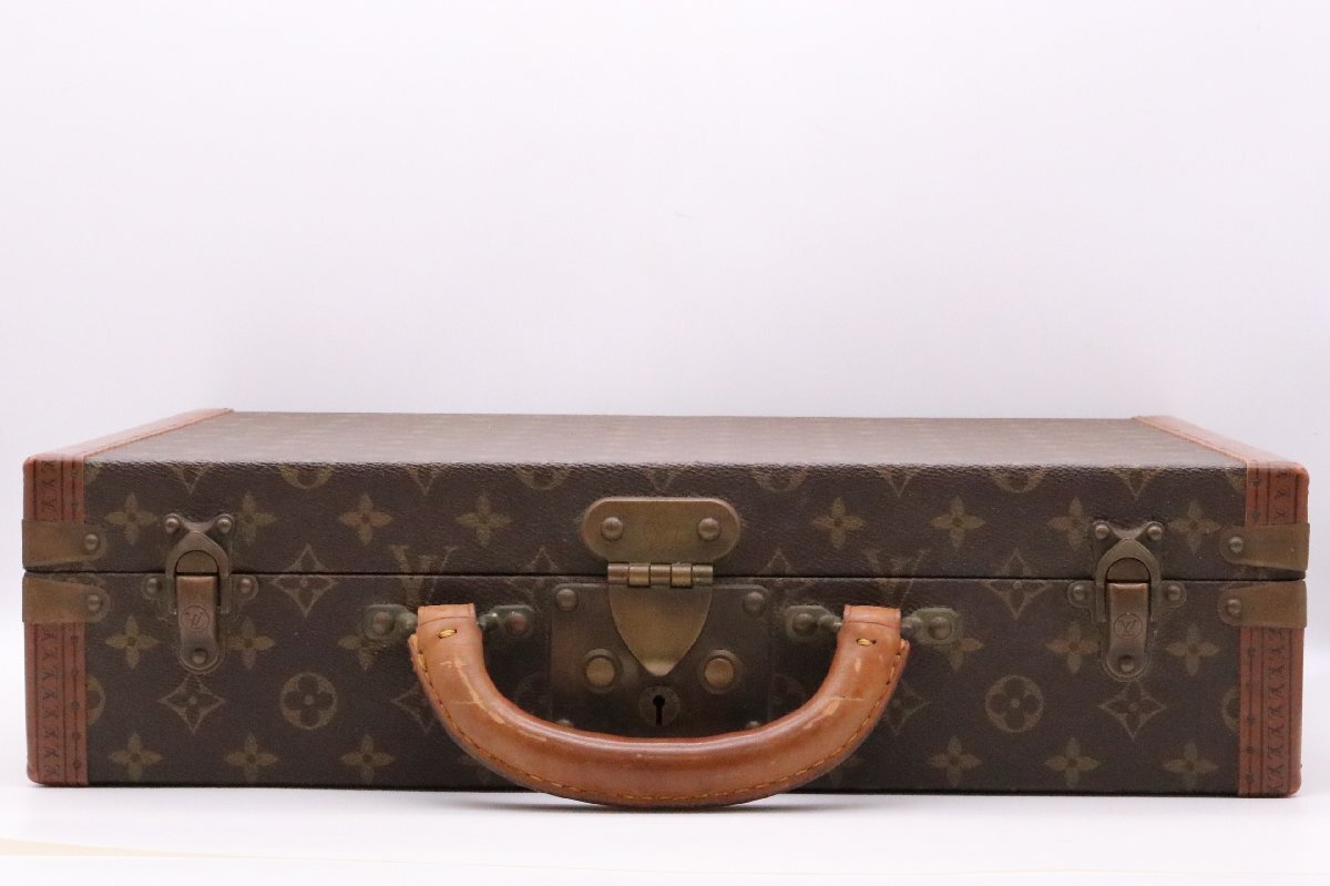 【美品】LOUIS VUITTON ルイ ヴィトン モノグラム トランク スーパープレジデント M53000 アタッシュケース バッグ コトヴィル【漂亮】_画像3