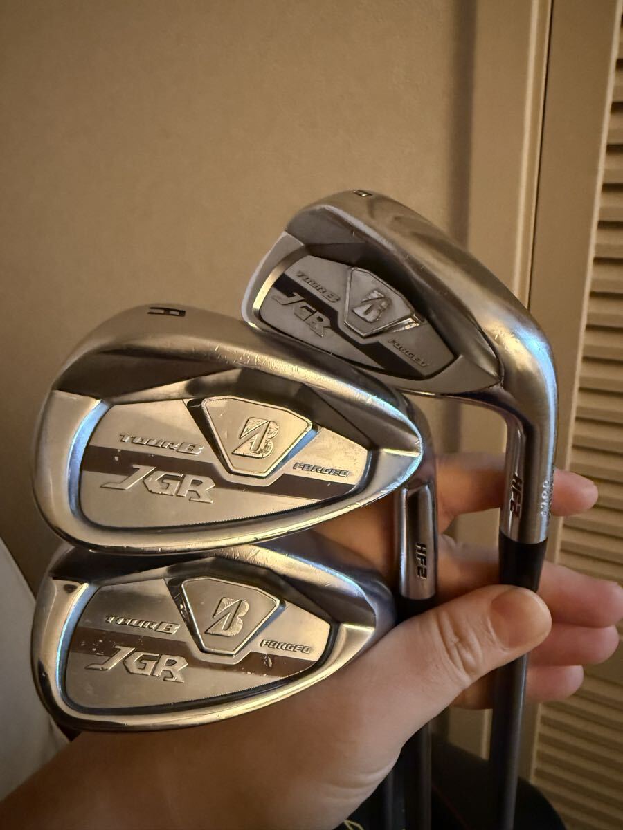 ブリヂストン TOUR B JGR HF2/TG1-IR/8本セット/S/ おまけ付き_画像2