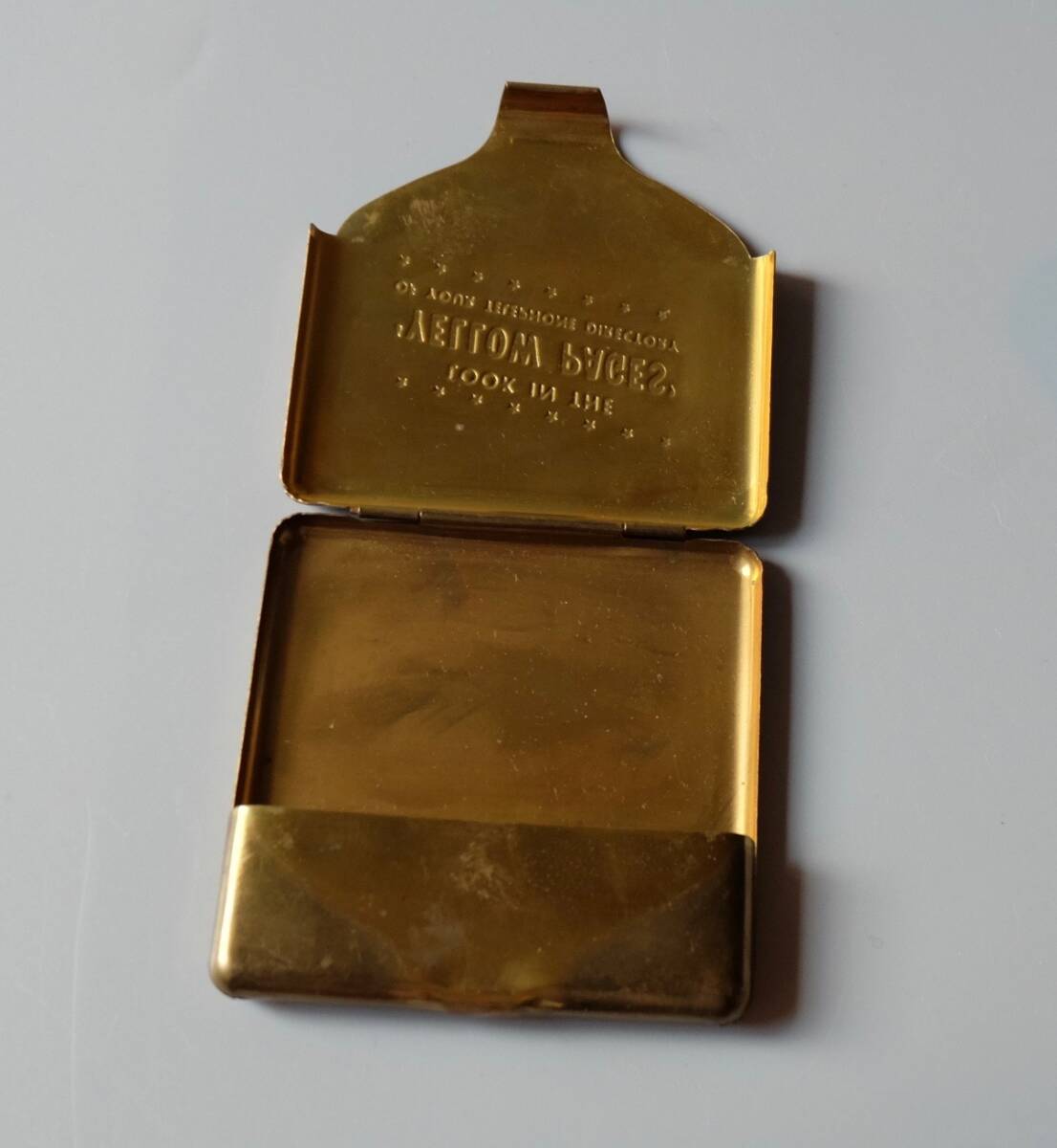 ☆銅製のべっこう飴の型2個と真鍮のシガレット・ケース_画像5