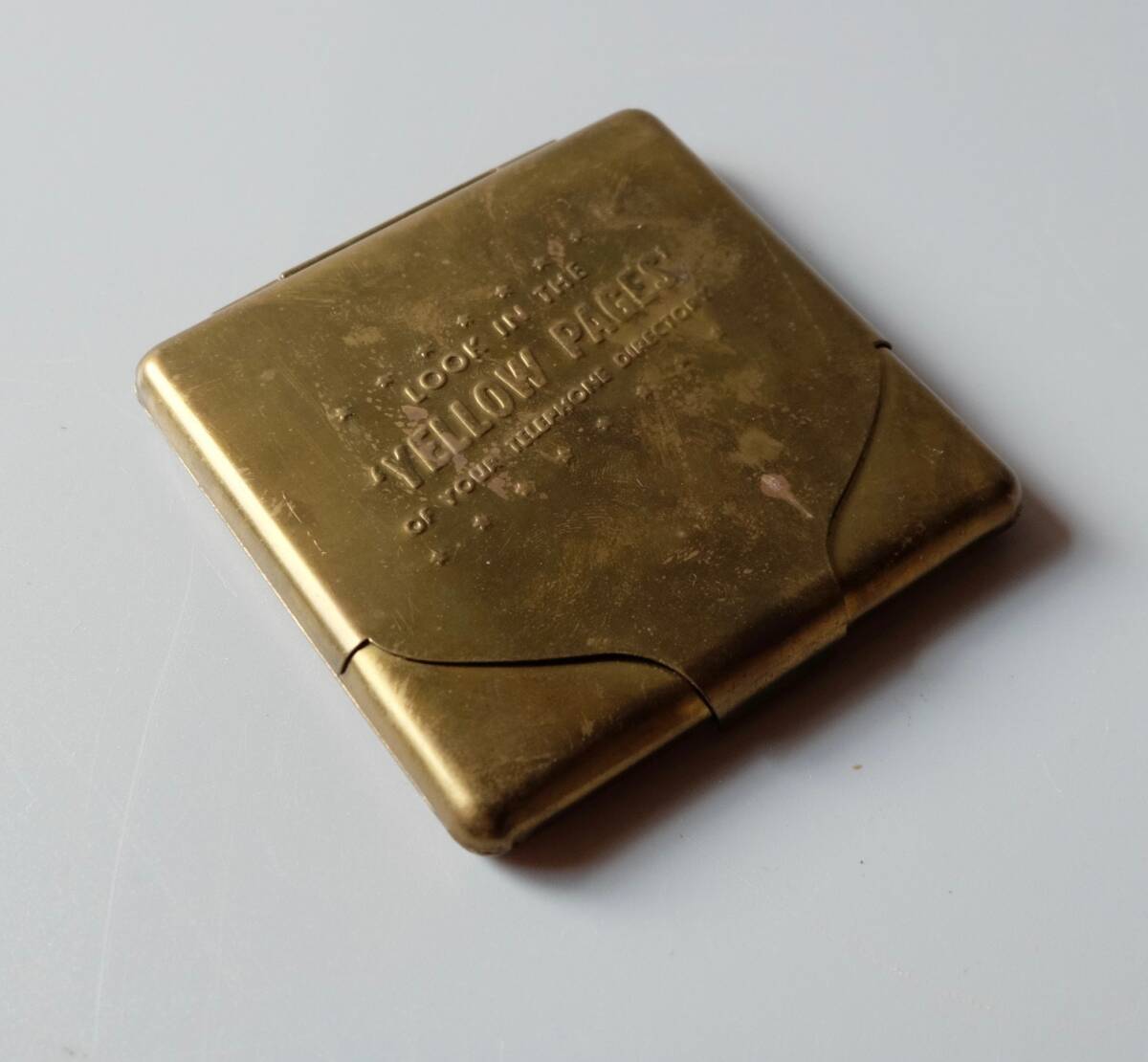 ☆銅製のべっこう飴の型2個と真鍮のシガレット・ケース_画像4