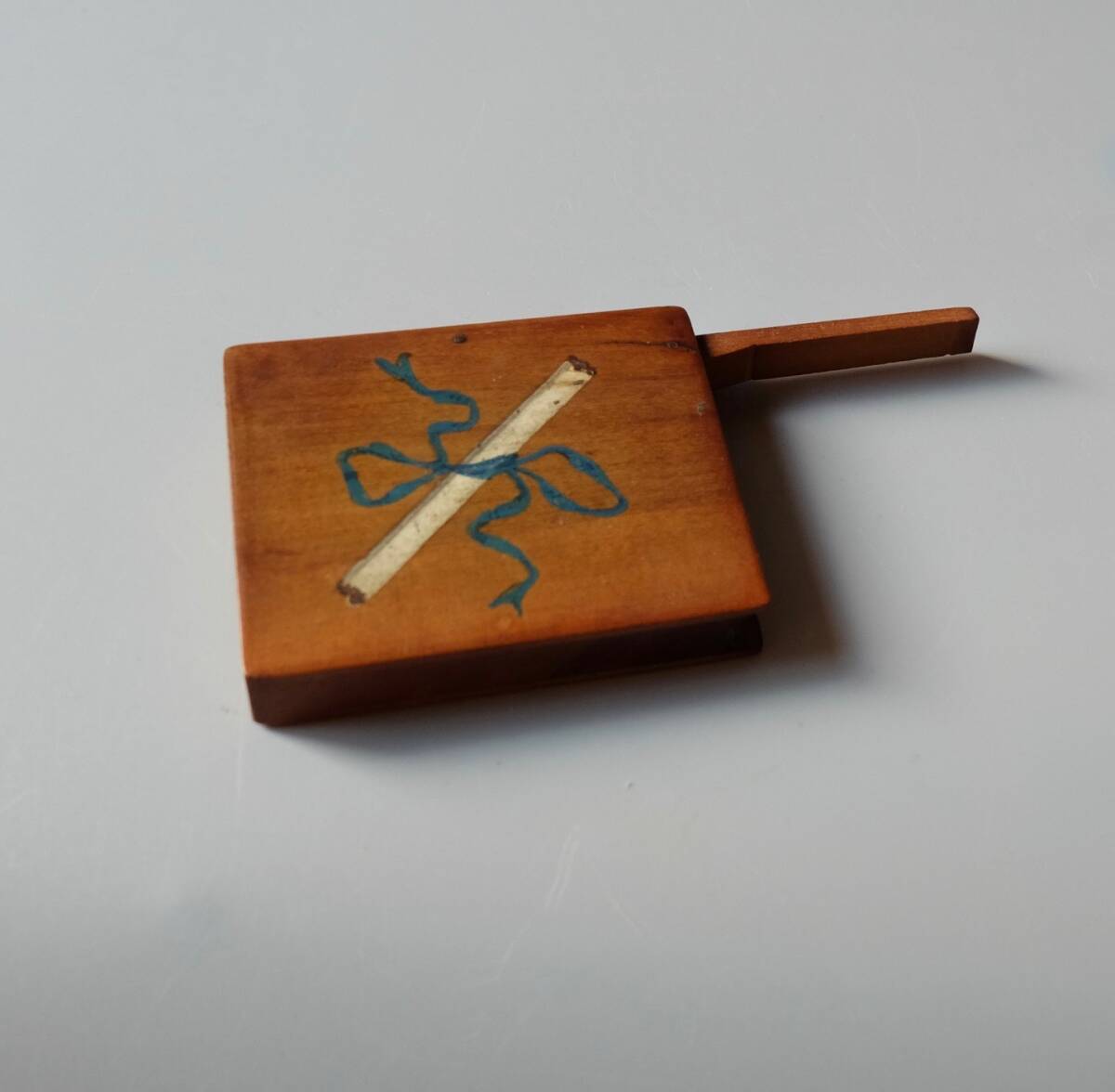 ☆昭和の木製のマッチとタバコ入れの箱　２点_画像6