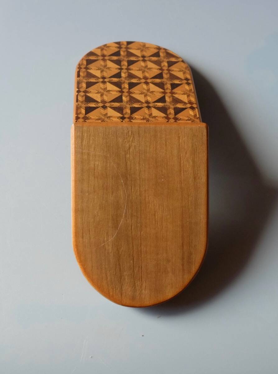 ☆昭和の寄木細工の小箱　２点_画像6